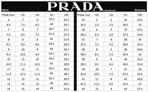 prada size conversion|prada size chart.